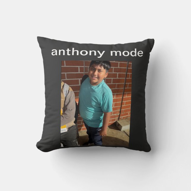 anthony merch throw pillow (Front)