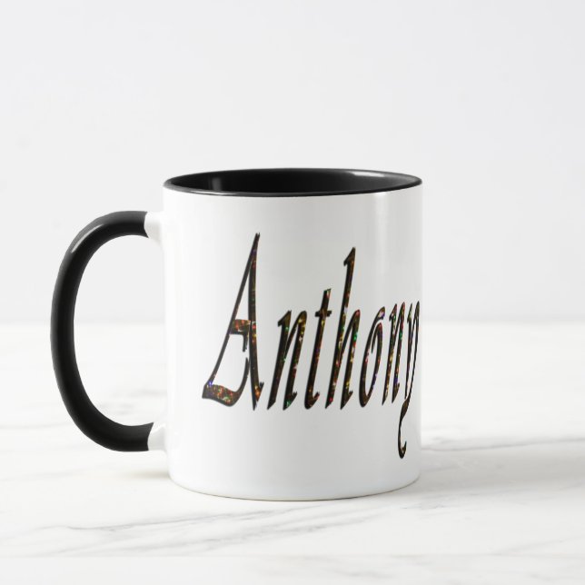 Anthony Name Logo, Mug (Left)