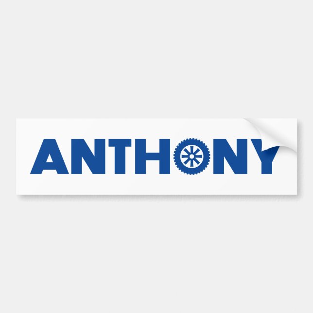 Anthony Petrol Head Bumper Sticker (Front)