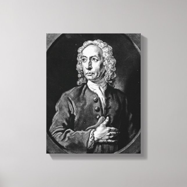 Anthony Sayer, engraved by John Faber Jr Canvas Print (Front)