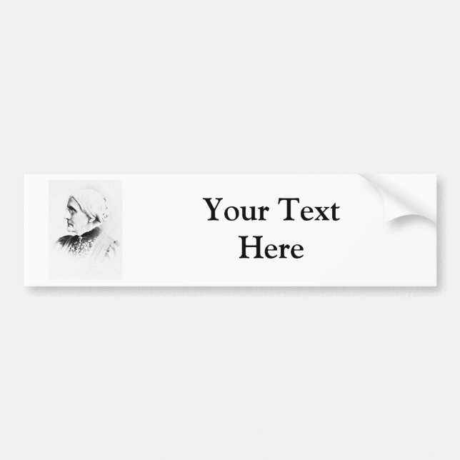 Anthony ~ Susan B. Woman Suffrage Leader Bumper Sticker (Front)