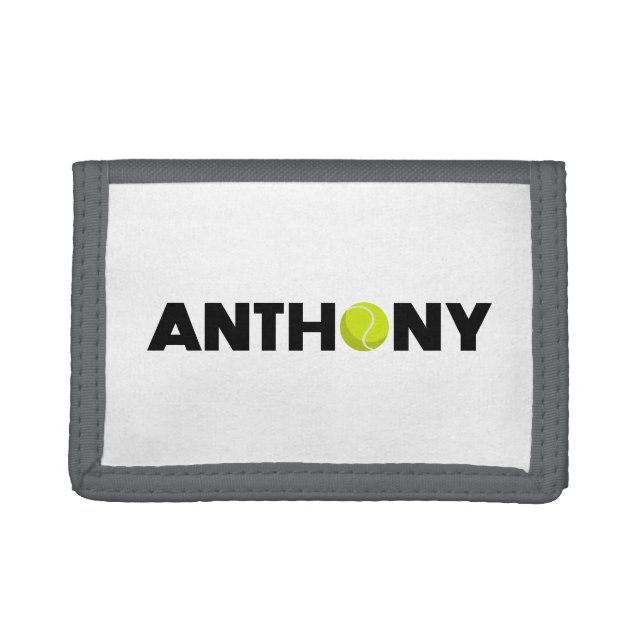 Anthony Tennis Trifold Wallet (Front)