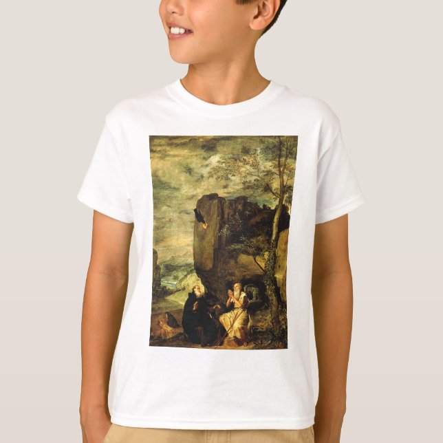 Anthony the Great and Paul of Thebes T-Shirt (Front)