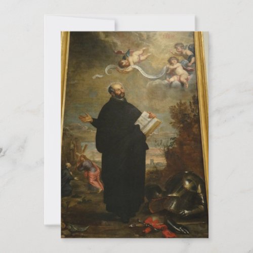 Anthony van Dyck _ Saint Ignatius of Loyola Invitation