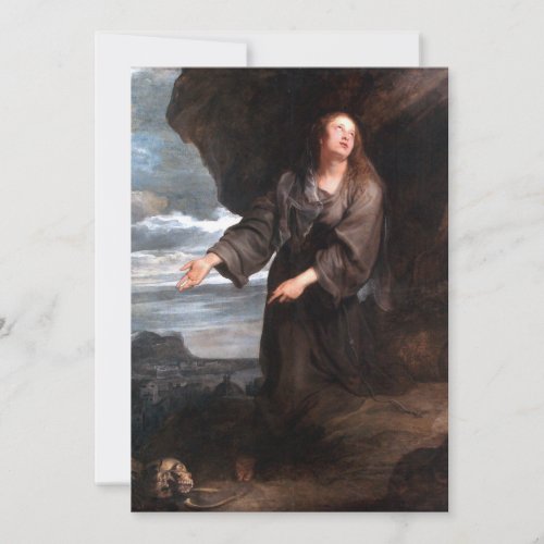 Anthony van Dyck _ Saint Rosalie speaks for the ci Invitation