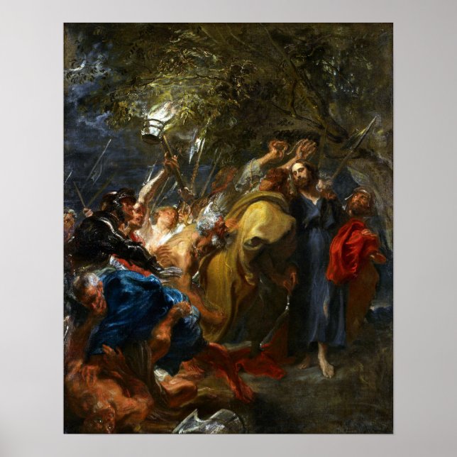 Anthony van Dyck The Betrayal of Christ Poster (Front)
