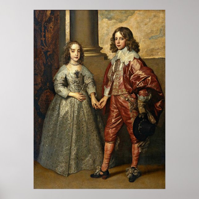 Anthony van Dyck - William with his bride Poster (Front)