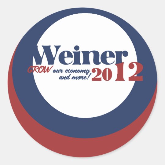 Anthony Weiner Classic Round Sticker