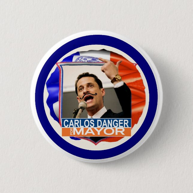 Anthony Weiner for NYC Mayor 2013 Pinback Button (Front)
