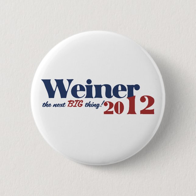 Anthony Weiner Pinback Button (Front)