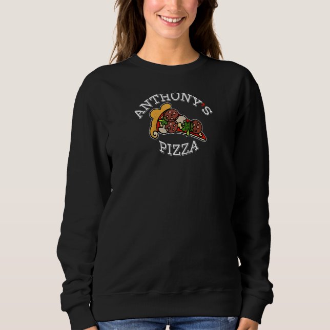 Anthony's Pizza Classic Italian Pizzeria Raglan Sweatshirt (Front)