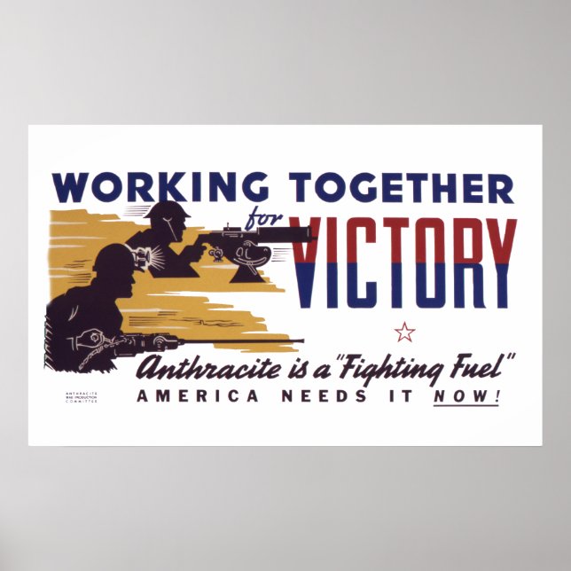 Anthracite is A Fighting Fuel Poster (Front)