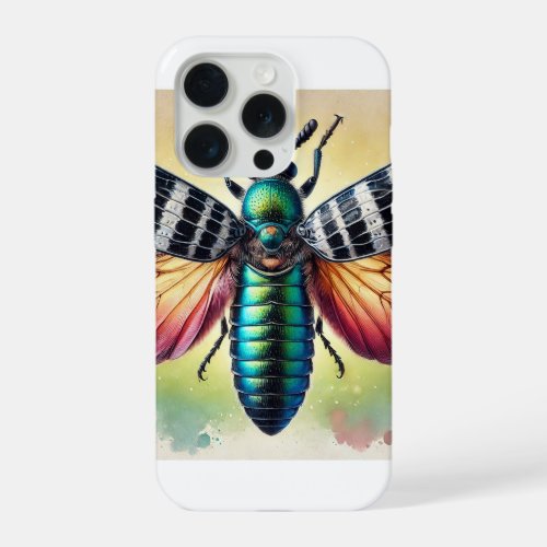 Anthracocentrus 270624IREF126 _ Watercolor iPhone 15 Pro Case