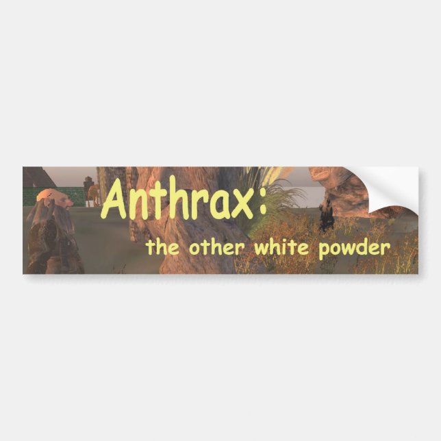 anthrax bumper sticker (Front)