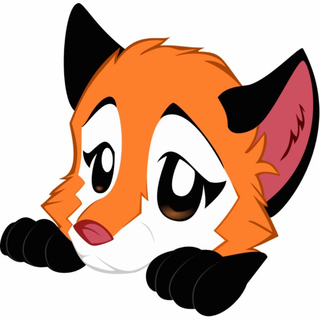 Anthro Fox Sculpture (Front)