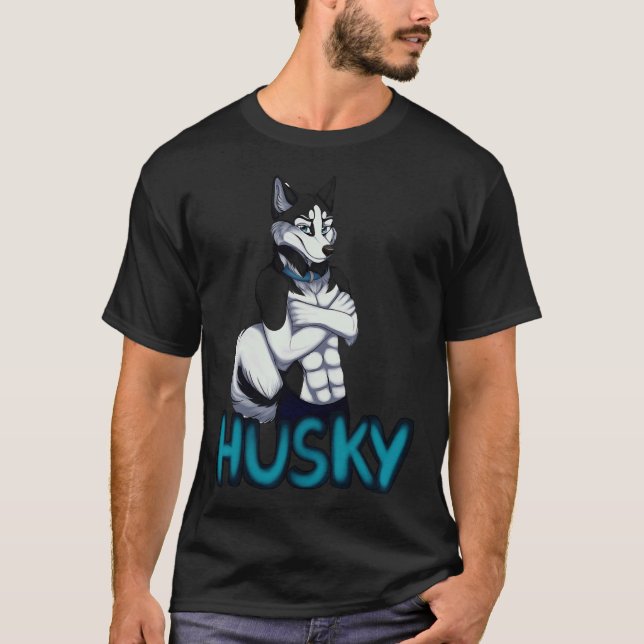 Anthro Husky Baseball ¾ Sleeve T-Shirt (Front)