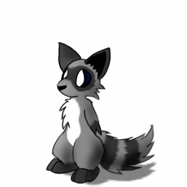 Anthro Raccoon Sculpture (Front)