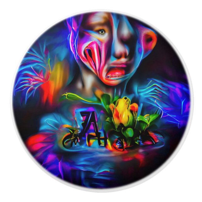 Anthrophobia 2 ceramic knob (Front)