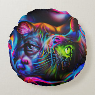 Anthrophobia round pillow