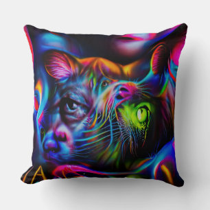 Anthrophobia throw pillow