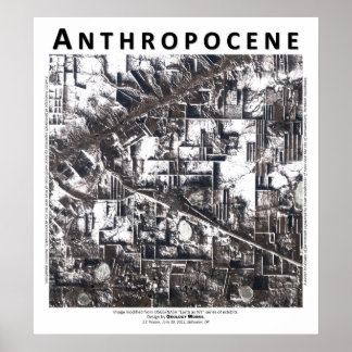 Anthropocene II - Winter Day, northern Kazakahstan Poster