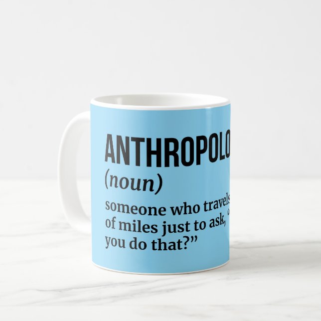 Anthropologist - Coffee Definition Mug (Front Left)