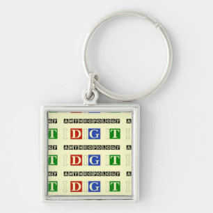 Anthropology I Dig It Keychain