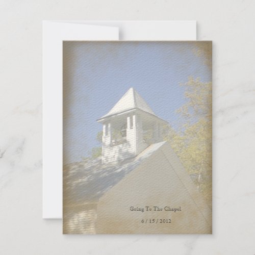 Anthropology Vintage Chapel Invitation