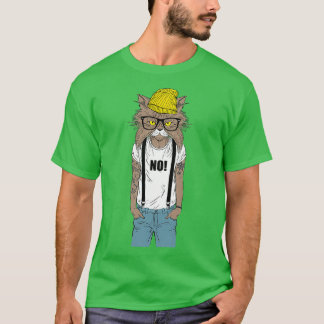 Anthropomorphic Cat 8 T-Shirt