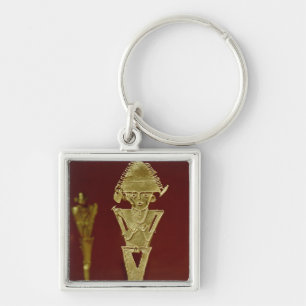 Anthropomorphic figure of a warrior keychain