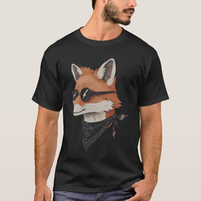 Anthropomorphic Fox Head T-Shirt (Front)