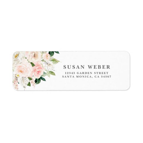 Anthurium watercolor floral invitation label