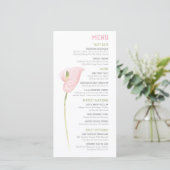 Anthurium Wedding Menu (Standing Front)