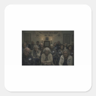 Anti AA — Miserable AA Meeting Satire Sticker