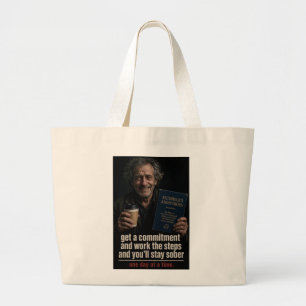 Anti AA One Day At A Time Funny Tote Bag