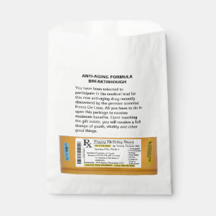 Anti - Aging RX Favor Bag