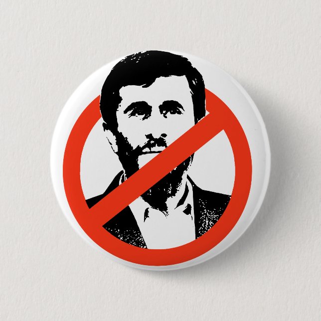Anti-Ahmadinejad Button (Front)
