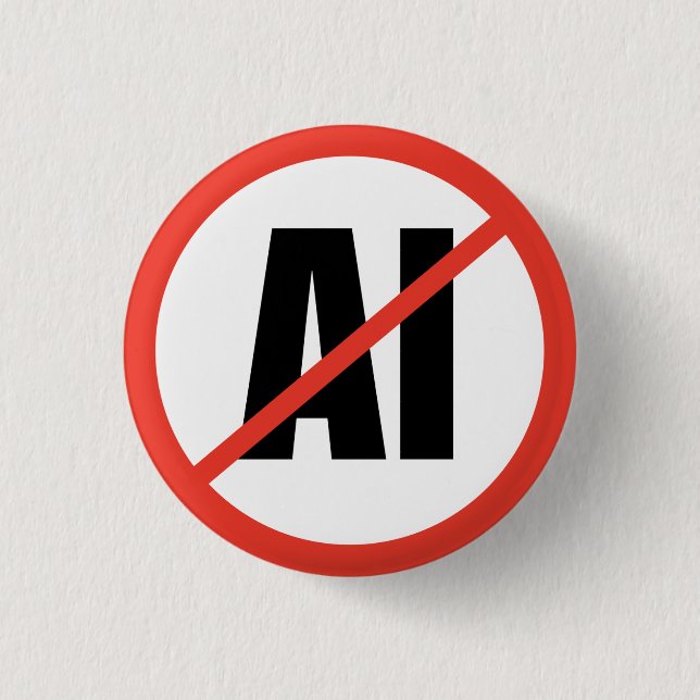 Anti-AI Button (Front)