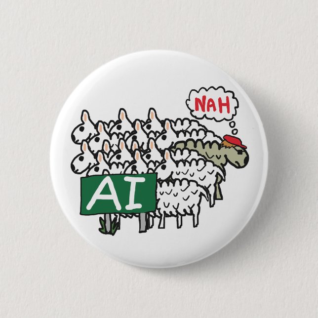 Anti AI Button (Front)