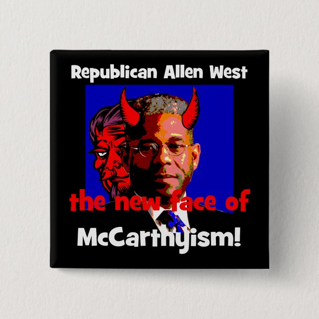 anti Allen West Button (Front)