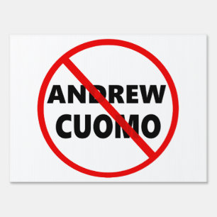 Anti Andrew Cuomo Governor of New York Sign