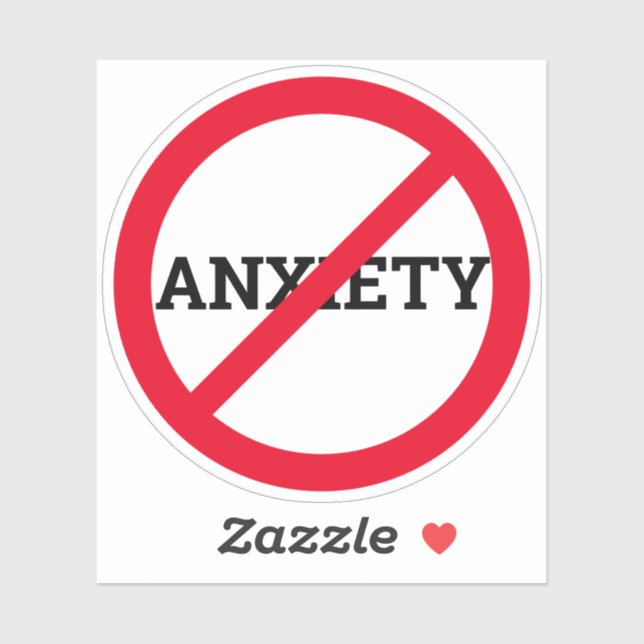 Anti Anxiety Sticker (Sheet)