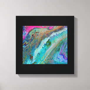 Anti-Atlas Mountains of Morocco - Terra satellite Canvas Print