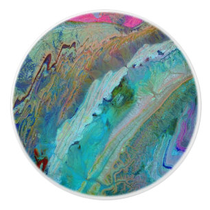 Anti-Atlas Mountains of Morocco - Terra satellite Ceramic Knob