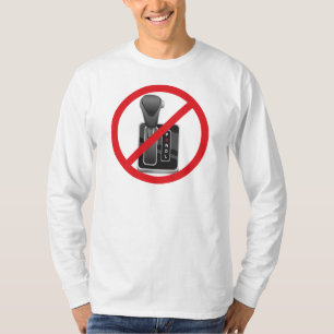 Anti-Automatic – Funny Stick Shift Manual Gearbox T-Shirt