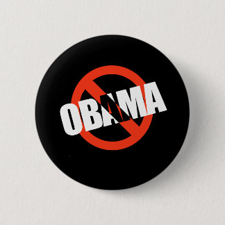 ANTI-BARACK OBAMA BUTTON