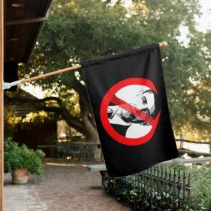 ANTI BARACK OBAMA HOUSE FLAG