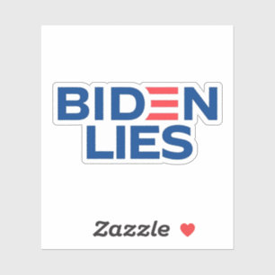 Anti-Biden Biden Lies Matter Sticker