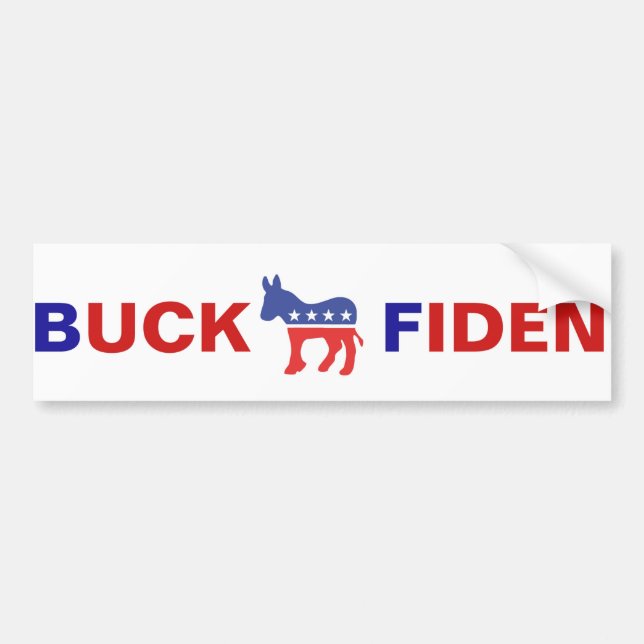 Anti Biden Bumper Sticker (Front)
