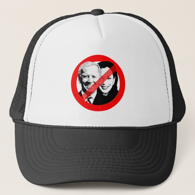ANTI BIDEN HARRIS TRUCKER HAT (Front)